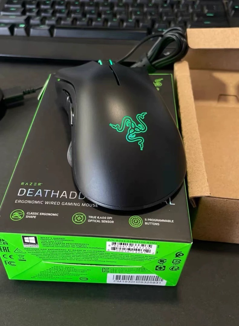 雷蛇鼠标 Razr雷蛇炼狱蝰蛇标准版电竞鼠标有线机械电竞游戏办公电脑笔记本鼠标 低价出售 喜欢的直接拍下就可以  资金压力大，低价处理库房货物，都是全新的，快递